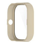 For CMF Watch Pro D395 PC + Tempered Film Integrated Watch Protective Case(Ivory White)