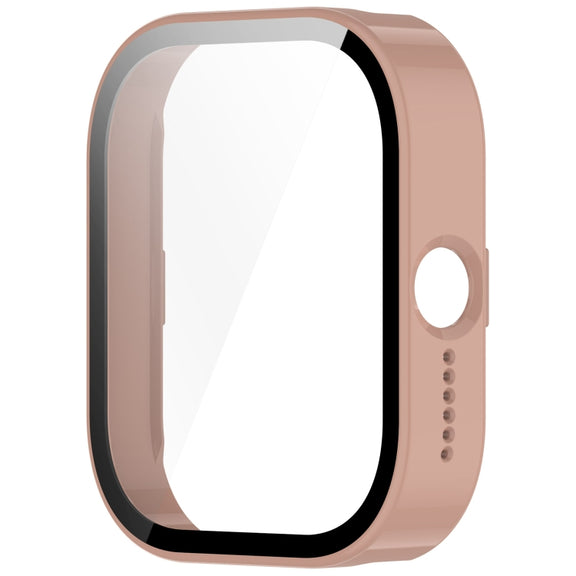 For CMF Watch Pro D395 PC + Tempered Film Integrated Watch Protective Case(Pink)