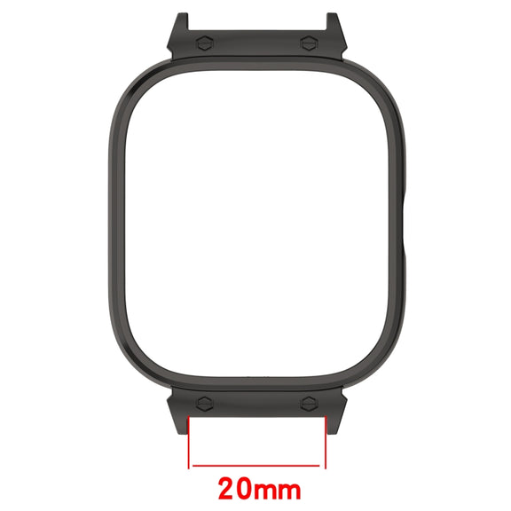 For CMF Watch Pro D395 20mm Metal Frame Watch Protective Case(Gold)