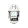 ZGA Colorful Transparent Dual Mode Wireless 2.4G + Bluetooth 5.0 Mouse(Creamy White) - free shipping - PMC TechLife - Order now!