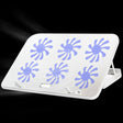 ICE COOREL Notebook Computer Base Speed Control Silent Six-fan Cooling Holder Cooling Rack, Style: Premium Edition(Lvory) - Laptop Stand by PMC TechLife | Online Shopping South Africa | PMC TechLife | Buy Now Pay Later Mobicred