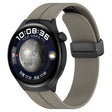 18mm Groove Folding Black Buckle Silicone Watch Band(Space Grey) - free shipping - PMC TechLife - Order now!