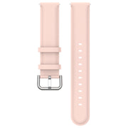For CMF Watch Pro D395 22mm Round Tail Genuine Leather Watch Band(Pink)