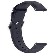 For CMF Watch Pro D395 22mm Round Tail Genuine Leather Watch Band(Navy Blue)