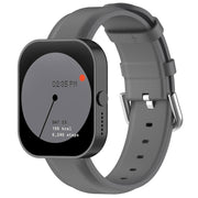 For CMF Watch Pro D395 / Watch Pro 2 22mm Round Tail Genuine Leather Watch Band(Grey)