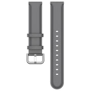 For CMF Watch Pro D395 / Watch Pro 2 22mm Round Tail Genuine Leather Watch Band(Grey)