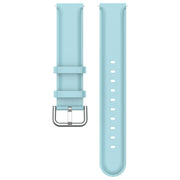 For CMF Watch Pro D395 22mm Round Tail Genuine Leather Watch Band(Light Blue)
