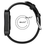 For CMF Watch Pro D395 22mm Round Tail Genuine Leather Watch Band(Pink)
