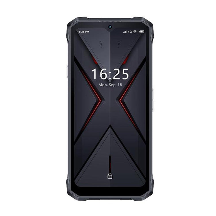 HOTWAV T7 Rugged Phone, 4GB+128GB, 6280mAh, 6.52 inch Android 13 MT8788 Octa Core, Network: 4G, OTG(All Black)