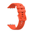 For Samsung Galaxy Fit 3 Solid Color Buckle Silicone Watch Band(Orange) - Watch Bands by PMC TechLife | Online Shopping South Africa | PMC TechLife