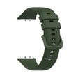 For Samsung Galaxy Fit 3 Solid Color Buckle Silicone Watch Band(Army Green) - Watch Bands by PMC TechLife | Online Shopping South Africa | PMC TechLife