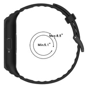 For Samsung Galaxy Fit 3 Solid Color Integrated TPU Watch Band(Orange)