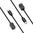 For Samsung Galaxy Fit 3 Official Style Smart Watch Charging Cable, Length: 1m, Port:USB-C / Type-C(Black) - free shipping - PMC TechLife - Order now!