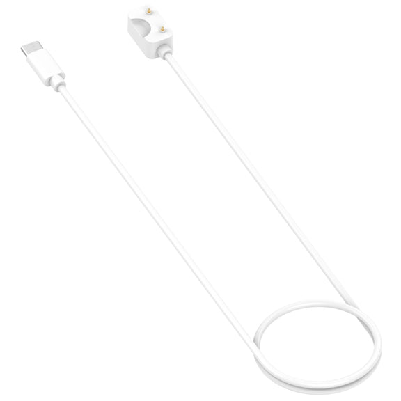 For Samsung Galaxy Fit 3 Official Style Smart Watch Charging Cable, Length: 1m, Port:USB-C / Type-C(White)
