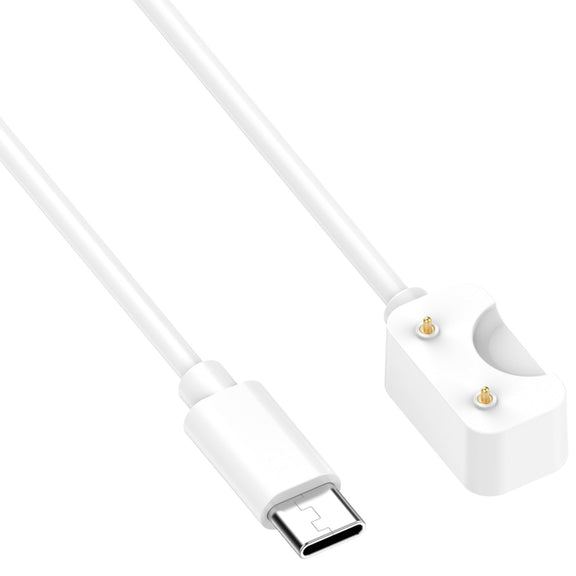 For Samsung Galaxy Fit 3 Official Style Smart Watch Charging Cable, Length: 1m, Port:USB-C / Type-C(White)