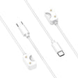For Samsung Galaxy Fit 3 Official Style Smart Watch Charging Cable, Length: 55cm, Port:USB-C / Type-C(White) - free shipping - PMC TechLife - Order now!