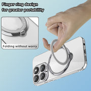 For Xiaomi 14 Electroplating MagSafe 360 Degree Rotation Holder Shockproof Phone Case(Blue)