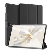 For Honor Pad 9 DUX DUCIS Domo Series Cloth Texture Magnetic Leather Tablet Case(Black)
