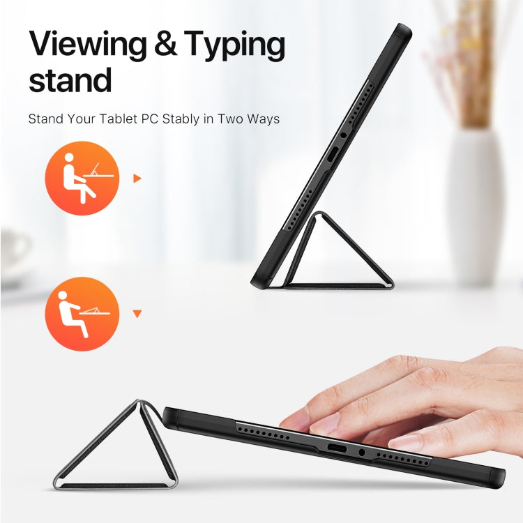 For Xiaomi Redmi Pad Pro 12.1 DUX DUCIS Domo Series Cloth Texture Magnetic Leather Tablet Case(Black)