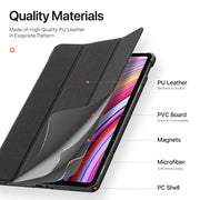 For Xiaomi Redmi Pad Pro 12.1 DUX DUCIS Domo Series Cloth Texture Magnetic Leather Tablet Case(Black)