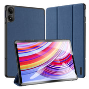 For Xiaomi Redmi Pad Pro 12.1 DUX DUCIS Domo Series Cloth Texture Magnetic Leather Tablet Case(Blue)