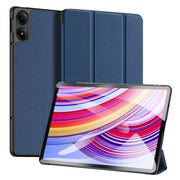 For Xiaomi Redmi Pad Pro 12.1 DUX DUCIS Domo Series Cloth Texture Magnetic Leather Tablet Case(Blue)