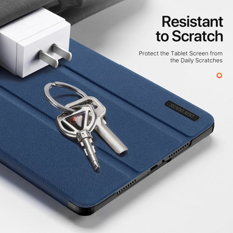 For Xiaomi Redmi Pad Pro 12.1 DUX DUCIS Domo Series Cloth Texture Magnetic Leather Tablet Case(Blue)