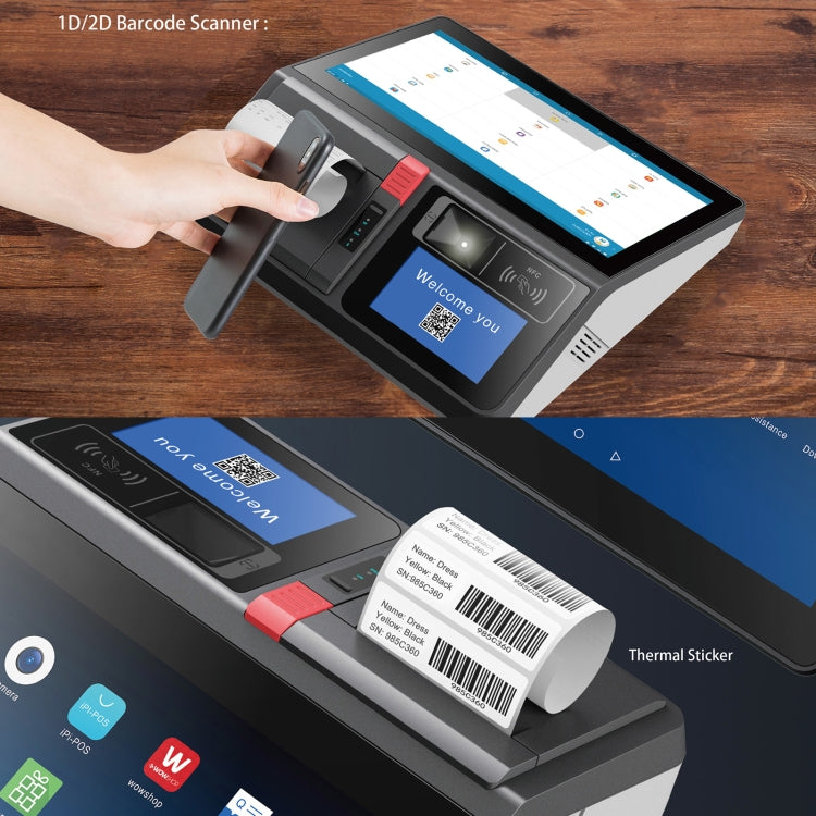 SGT-116 11.6 inch Capacitive Touch POS Terminal Cash Register, 2GB+32GB, RK3568 Quad Core Android 11(US Plug)