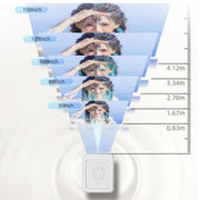 WOWOTO BL14Pro 4.41 inch LCD Display 1080P HD Smart Projector(EU Plug)
