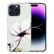 For iPhone 16 Pro Colorful Painting Pattern TPU Phone Case(White Flowers) - iPhone 16 Pro Cases by PMC TechLife | Online Shopping South Africa | PMC TechLife | Buy Now Pay Later Mobicred