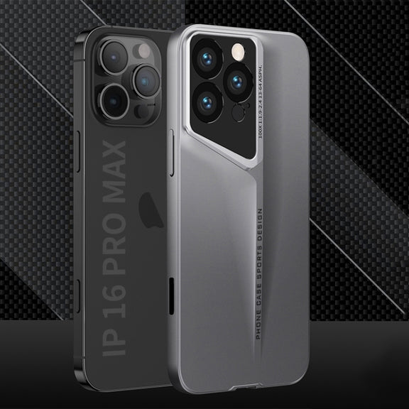 For iPhone 16 Pro Max GKK Blade Ultra-thin Full Coverage Phone Case(Grey)