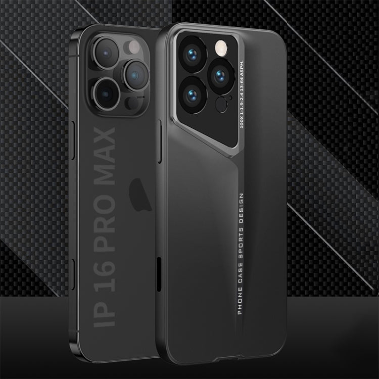 For iPhone 16 Pro Max GKK Blade Ultra-thin Full Coverage Phone Case(Black)