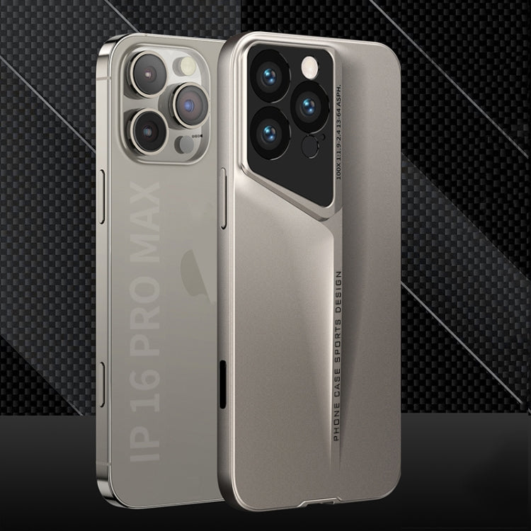 For iPhone 16 Pro Max GKK Blade Ultra-thin Full Coverage Phone Case(Gold)