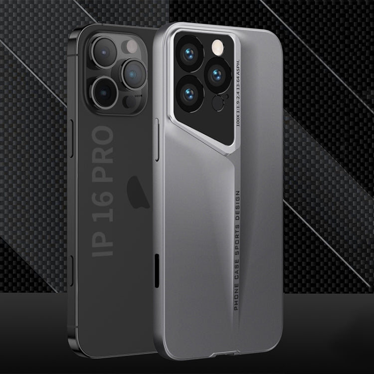 For iPhone 16 Pro GKK Blade Ultra-thin Full Coverage Phone Case(Grey)