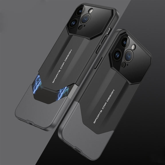 For iPhone 15 Pro GKK Imitation Ultimate Design All-inclusive Shockproof Phone Case(Balck)