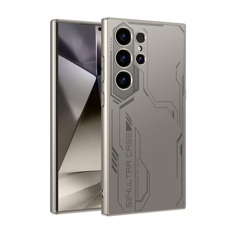 For Samsung Galaxy S24 Ultra 5G GKK AG Craft Skin Feel Exploration Edition Full Coverage Phone Case(Grey)
