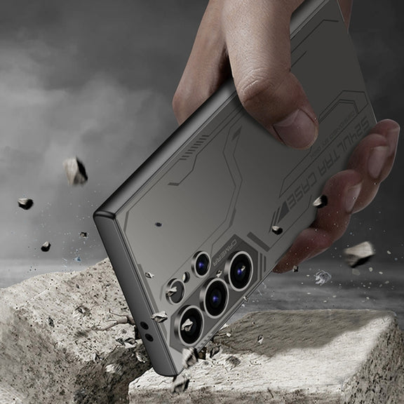 For Samsung Galaxy S24 Ultra 5G GKK AG Craft Skin Feel Exploration Edition Full Coverage Phone Case(Grey)