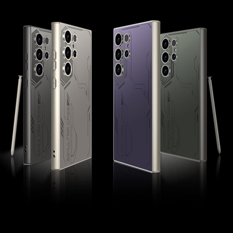 For Samsung Galaxy S23 Ultra 5G GKK AG Craft Skin Feel Exploration Edition Full Coverage Phone Case(Grey)