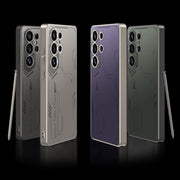 For Samsung Galaxy S25 Ultra 5G GKK AG Craft Skin Feel Exploration Edition Full Coverage Phone Case(Black)