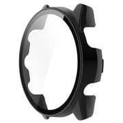 For Garmin Forerunner 165 / 165 Music PC + Tempered Film Integrated Watch Protective Case(Black)