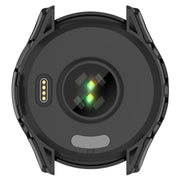 For Garmin Forerunner 165 / 165 Music PC + Tempered Film Integrated Watch Protective Case(Black)