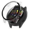 For Garmin Forerunner 165 / 165 Music PC + Tempered Film Integrated Watch Protective Case(Transparent) - Watch Cases by PMC TechLife | Online Shopping South Africa | PMC TechLife