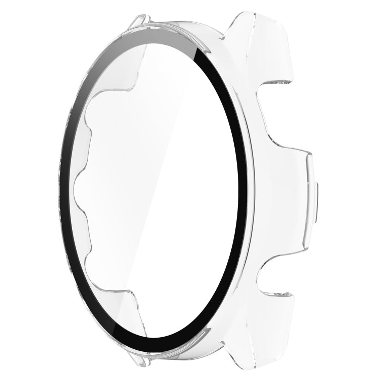 For Garmin Forerunner 165 / 165 Music PC + Tempered Film Integrated Watch Protective Case(Transparent)