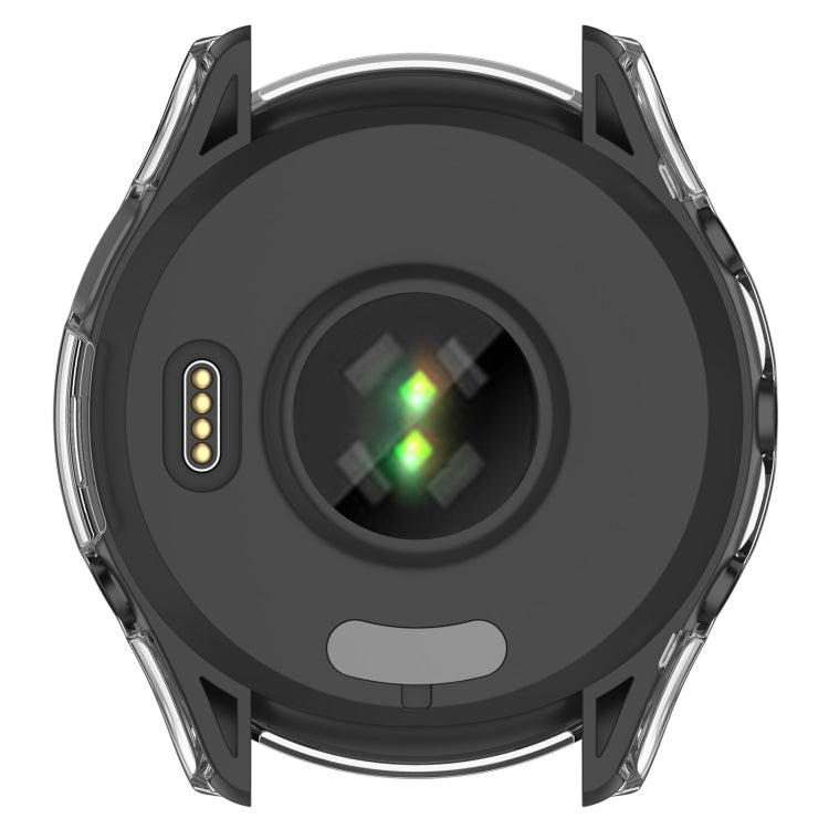 For Garmin Forerunner 165 / 165 Music PC + Tempered Film Integrated Watch Protective Case(Transparent)