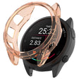 For Garmin Forerunner 165 / 165 Music Half Pack Hollow TPU Watch Protective Case(Transparent Pink) - Watch Cases by PMC TechLife | Online Shopping South Africa | PMC TechLife