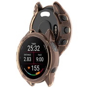 For Garmin Forerunner 165 / 165 Music Half Pack Hollow TPU Watch Protective Case(Transparent Pink)