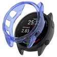 For Garmin Forerunner 165 / 165 Music Half Pack Hollow TPU Watch Protective Case(Transparent Blue) - Watch Cases by PMC TechLife | Online Shopping South Africa | PMC TechLife