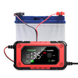 FOXSUR 7A 12V Car / Motorcycle Smart Battery Charger, Plug Type:EU Plug(Red) - Battery Charger by FOXSUR | Online Shopping South Africa | PMC TechLife | Buy Now Pay Later Mobicred
