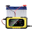FOXSUR 7A 12V Car / Motorcycle Smart Battery Charger, Plug Type:UK Plug(Yellow) - Battery Charger by FOXSUR | Online Shopping South Africa | PMC TechLife | Buy Now Pay Later Mobicred