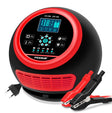FOXSUR 20A 12V 24V Car / Motorcycle Smart Battery Charger, Plug Type:EU Plug(Red) - free shipping - PMC TechLife - Order now!